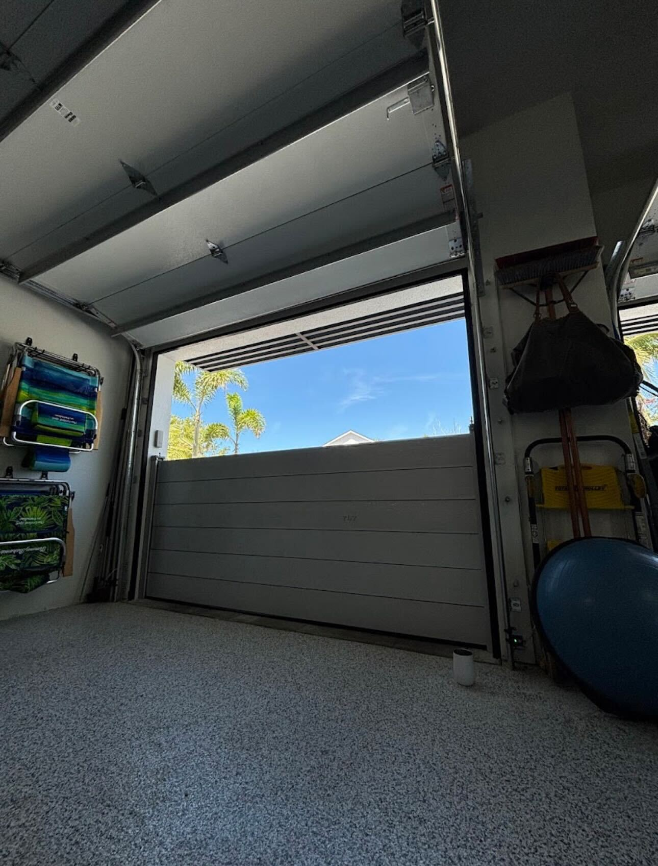 Garage with a custom barrier system by Flood Safe Solution in St. Petersburg, ensuring protection near me